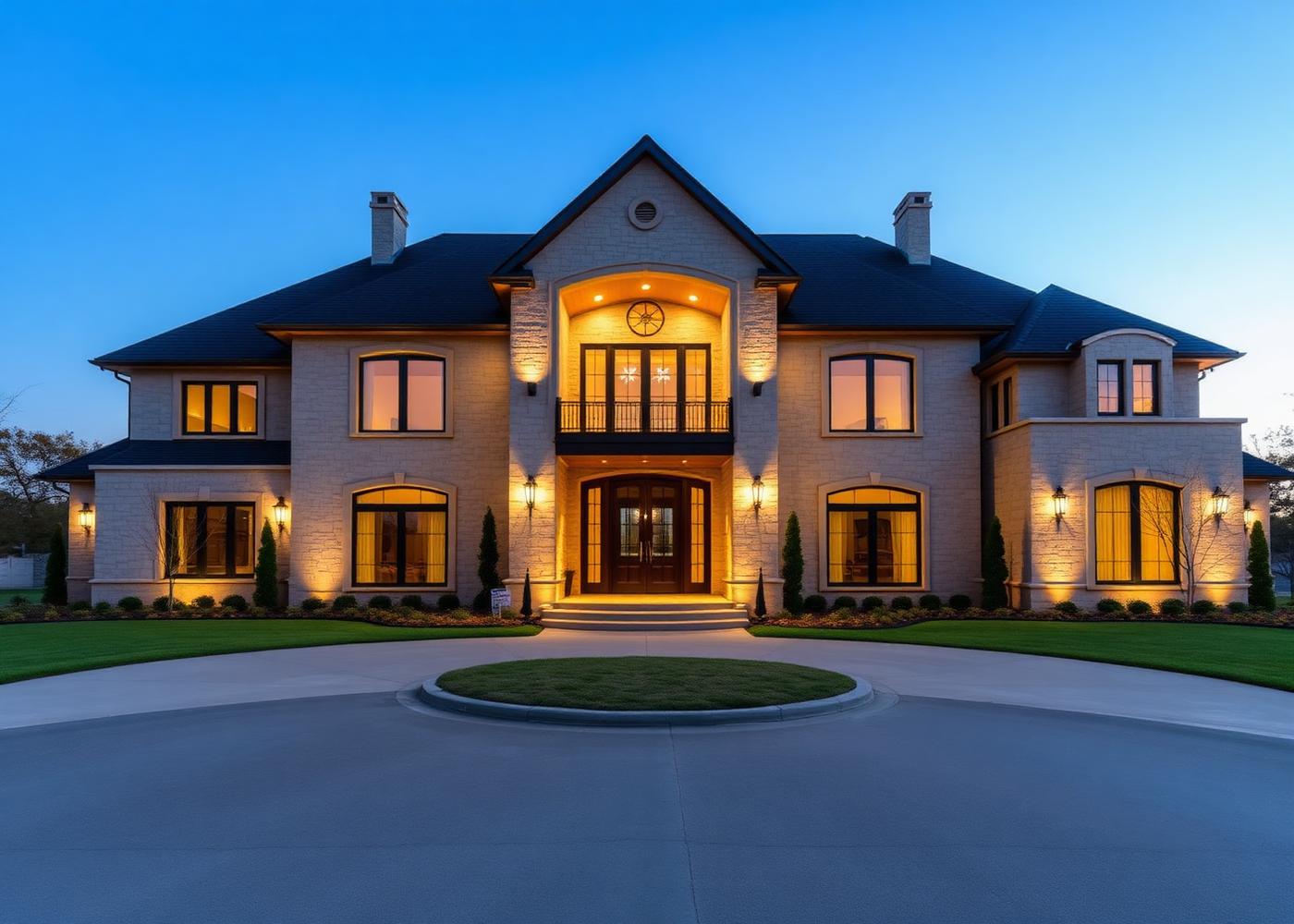 Illustrative generated image: Estate Exterior Concept